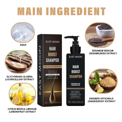 Shampooing anti-chute East Moon – Hydratation, cuir chevelu sain & cheveux forts