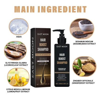 Shampooing anti-chute East Moon – Hydratation, cuir chevelu sain & cheveux forts