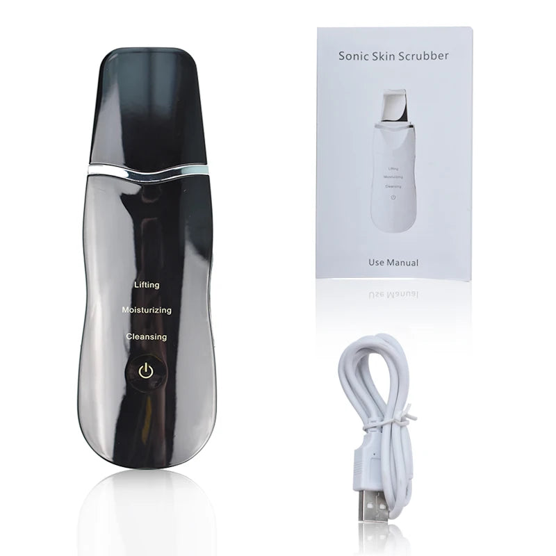 Appareil nettoyage visage ultrasonique – Peau nette & pores purifiés