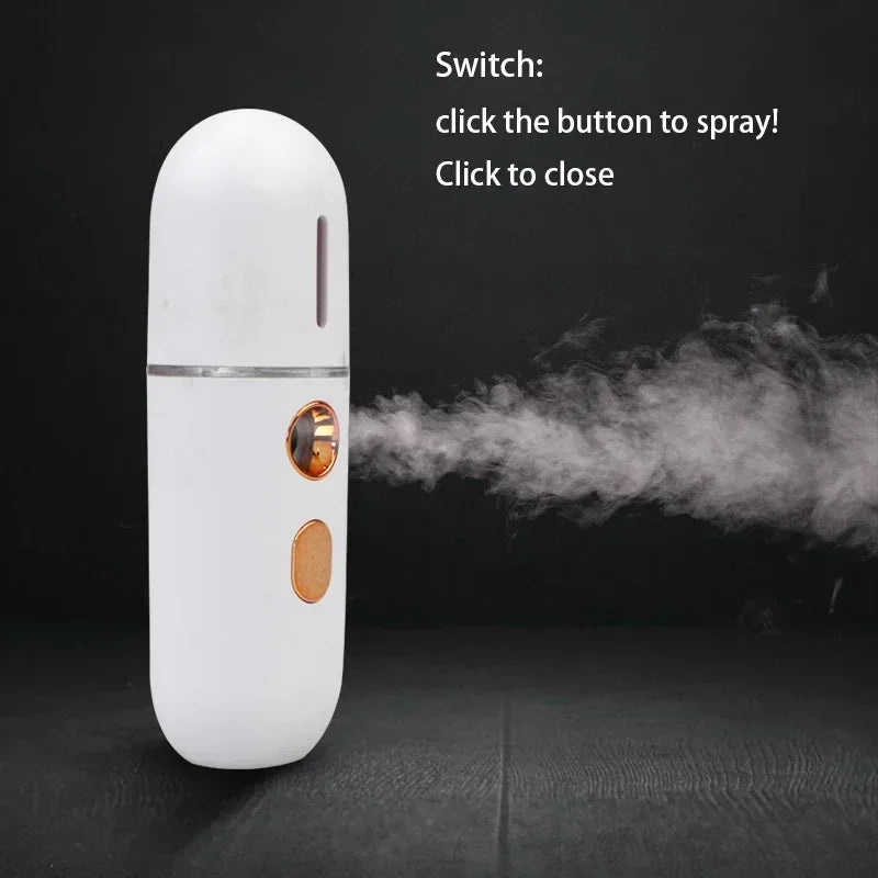 Nano Mister visage rechargeable – Humidificateur facial portable