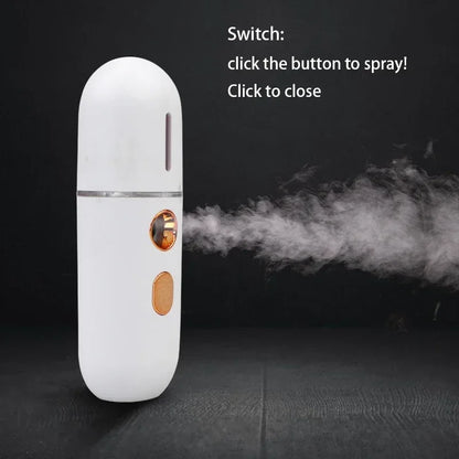 Nano Mister visage rechargeable – Humidificateur facial portable