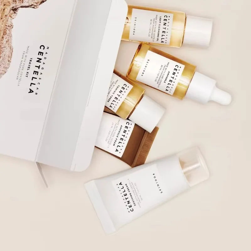 SKIN1004 Madagascar Centella – Kit skincare apaisant format voyage (5 soins)
