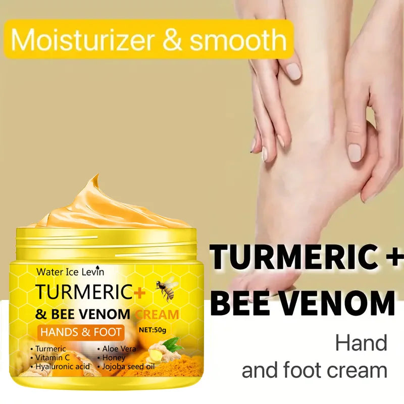 Crème réparatrice pieds et mains au miel & curcuma