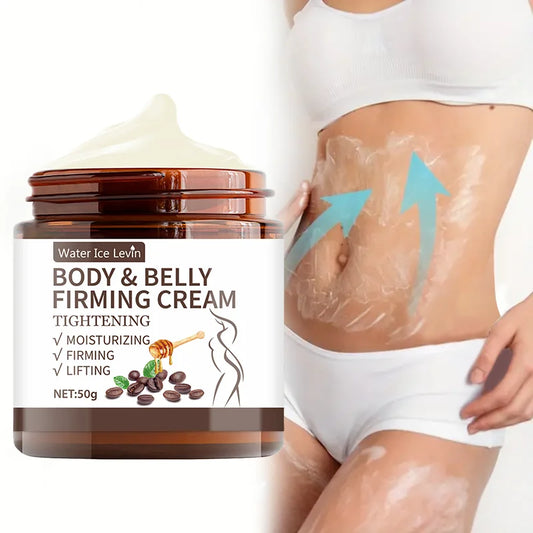 Crème raffermissante abdominale aux extraits végétaux – Élasticité, hydratation profonde & peau plus ferme