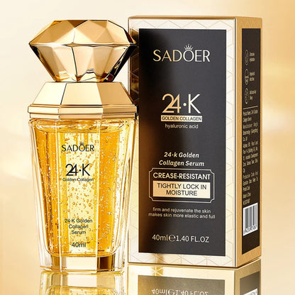 Sérum visage SADOER 24K collagène – Hydratant & anti-âge