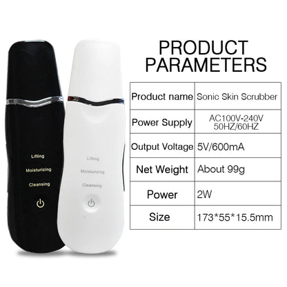 Appareil nettoyage visage ultrasonique – Peau nette & pores purifiés