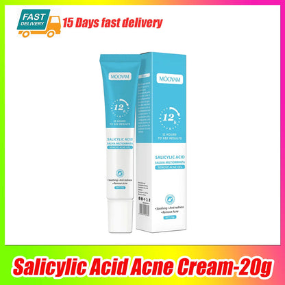 Crème anti-acné visage – Boutons, pores resserrés & peau lissée