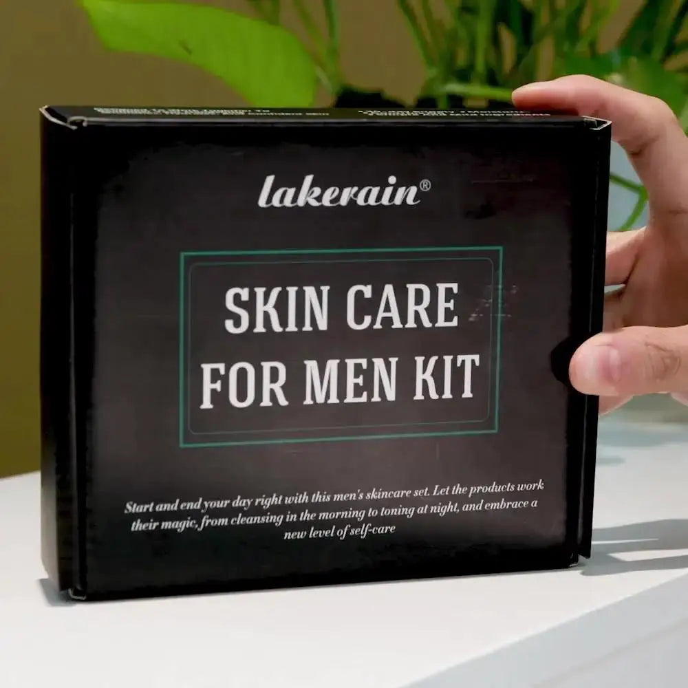 Kit soin visage homme – Nettoyage profond, contrôle du sébum & hydratation