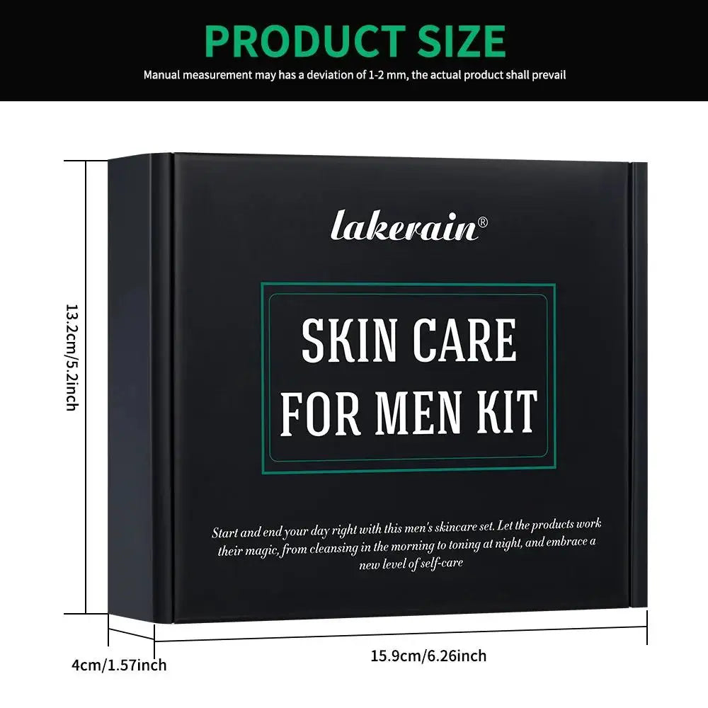 Kit soin visage homme – Nettoyage profond, contrôle du sébum & hydratation