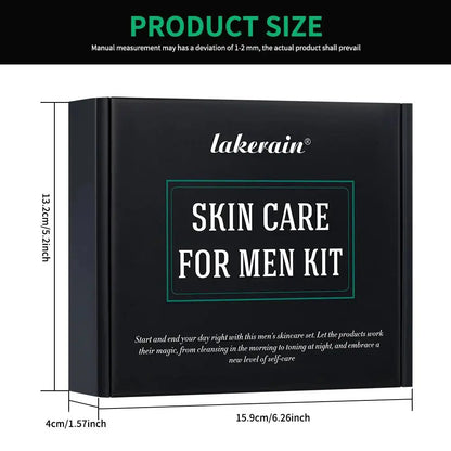 Kit soin visage homme – Nettoyage profond, contrôle du sébum & hydratation