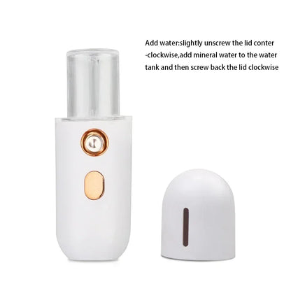 Nano Mister visage rechargeable – Humidificateur facial portable